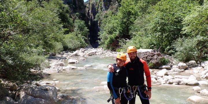 Canyon d'Aiglun le 03 juillet 