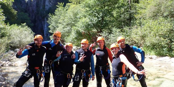 Canyon d'Aiglun le 10 août