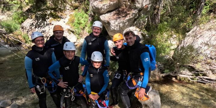 Canyon du Gours du Ray du 13 aout avec Niko