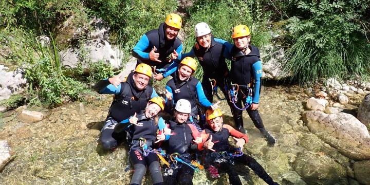 Canyon du Gours du Ray le 24 juillet