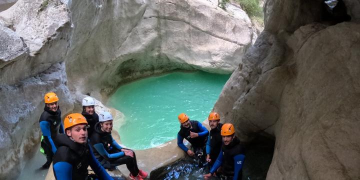 Canyon du Haut Jabron du 08 juillet avec Nico