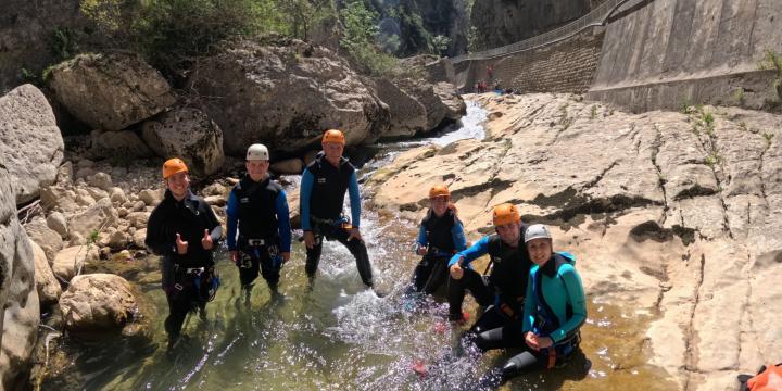 Canyon du Saint Auban du 10 juillet avec Niko