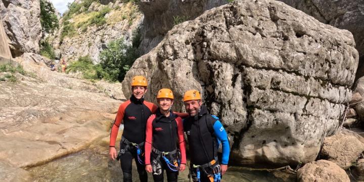 Canyon du Saint Auban du 12 juillet avec Niko