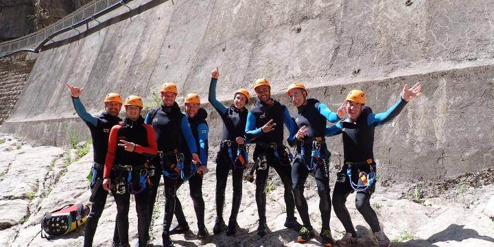 Canyon de Saint Auban le 17 juillet