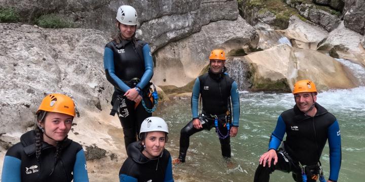 Canyon du Saint Auban du 19 juillet avec Niko