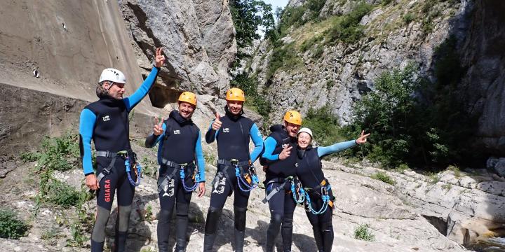 Canyon de Saint Auban le 21 juillet