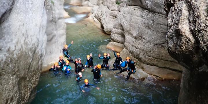 Canyon de Saint Auban le 26 juillet