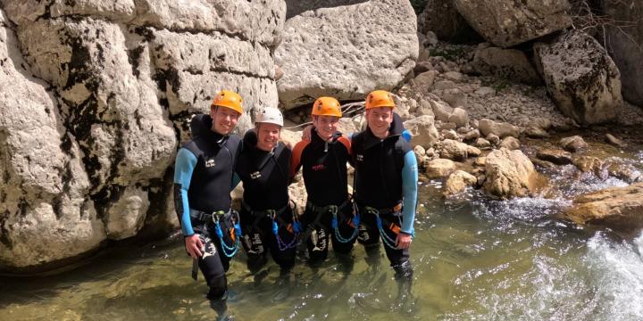 Canyon de Saint Auban le 28 juin
