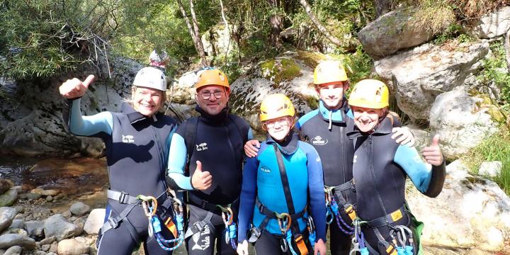 Canyon du Gours du Ray le 21 août avec Caro