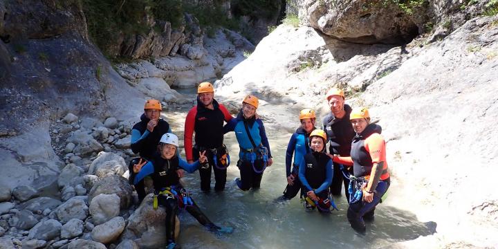 Canyon du Haut Jabron le 1er aout