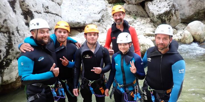 Canyon de Saint Auban le 10 août l'après midi