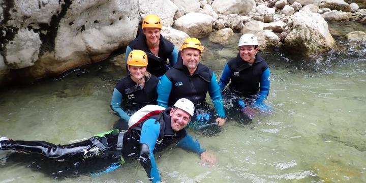 Canyon de Saint Auban le 11 août l'après midi