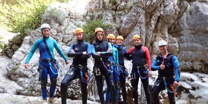 Canyon de Saint Auban le 15 août 