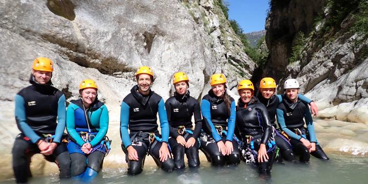 Canyon de Saint Auban le 22 août avec Niko