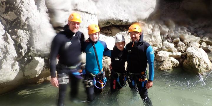 Canyon de Saint Auban le 24 aout avec Nico