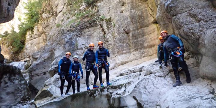 Canyon de Saint Auban le 29 aout avec Nico