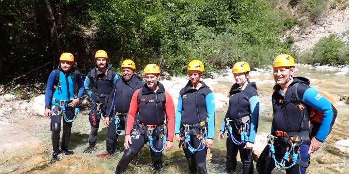 Canyon d'Aiglun le 22 juillet