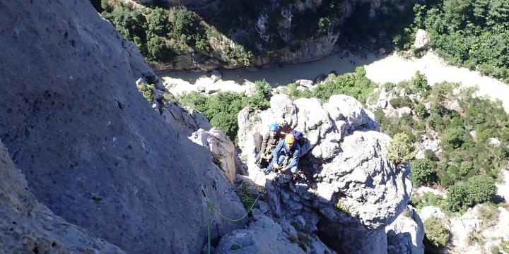 Escalade de l'Arête du belvédère le 26 juillet