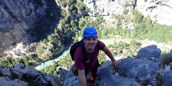 Escalade de l'Arête du belvédère le 29 juillet