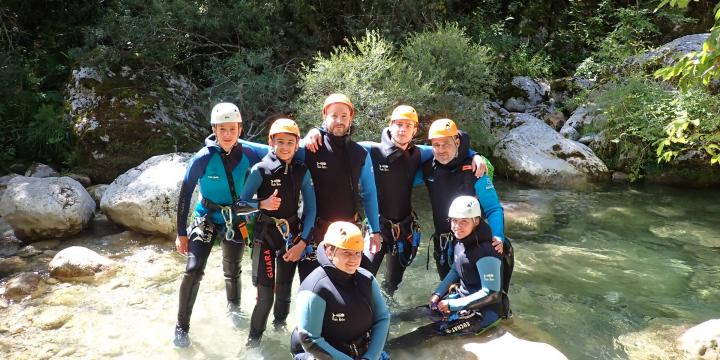 Canyon du Gours du Ray le 30 juillet