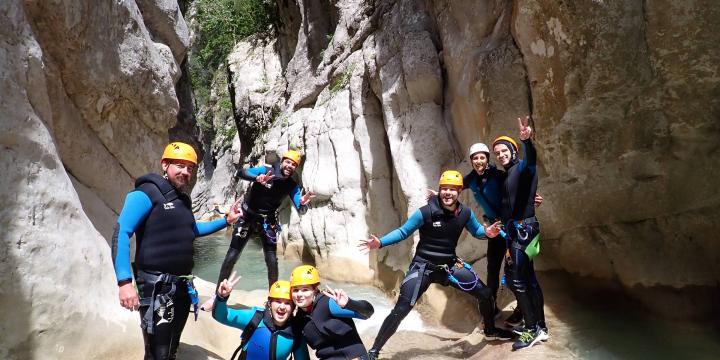 Canyon de Saint Auban le 20 juillet