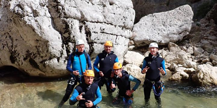Canyon de Saint Auban le 28 juillet