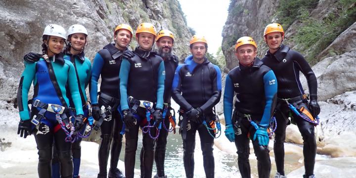 Canyon du Saint auban du 30 juillet avec Niko