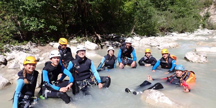 Canyon d'Aiglun le 18 août