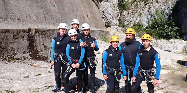 Canyon de Saint Auban le 14 août