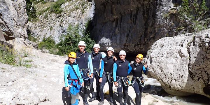 Canyon de Saint Auban le 17 août