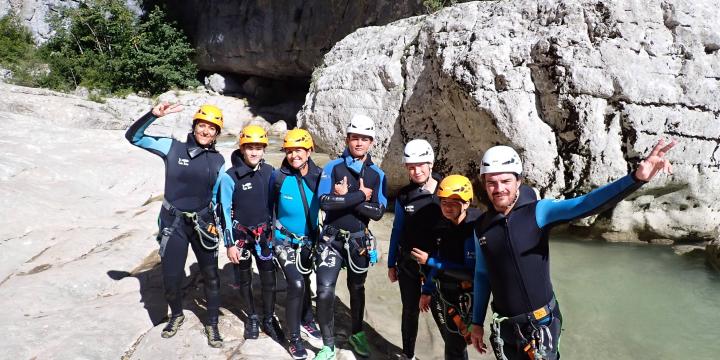 Canyon de Saint Auban le 19 août