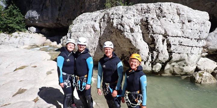 Canyon de Saint Auban le 24 août