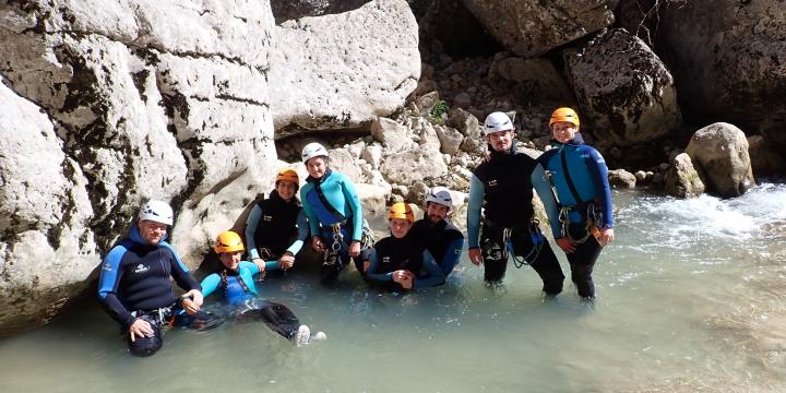 Canyon de Saint Auban le 30 août