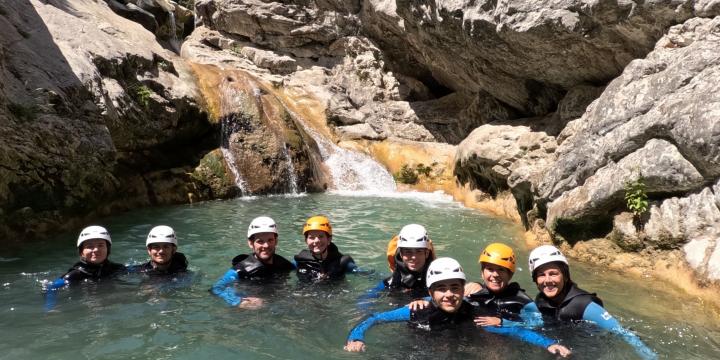 Canyon dans le Gours du Ray mardi 14 juillet