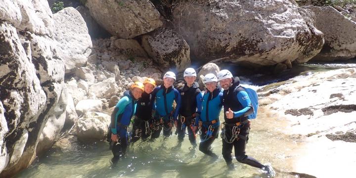 Canyon de Saint Auban le 05 juillet