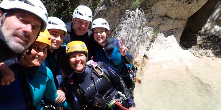 Canyon de Saint Auban le 15 juillet