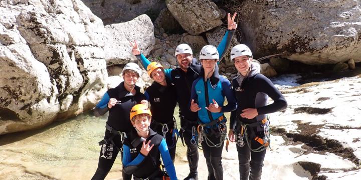 Canyon de Saint Auban le 29 juillet