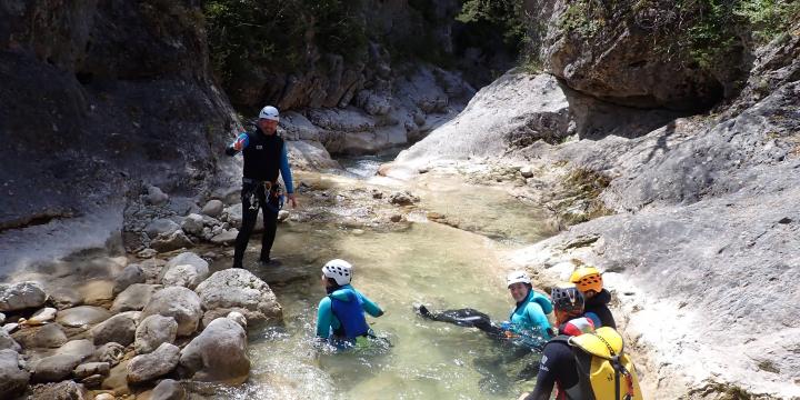 Canyon du Haut Jabron le 1er mai