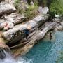 Canyon du Gours du Ray le 21 août avec Caro-50