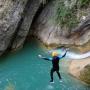 Canyon de Saint Auban le 13 aout avec caro-124