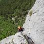 Grande voie escalade 