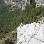 Grande voie escalade 