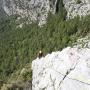 Grande voie escalade 
