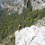 Grande voie escalade 