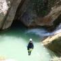 Canyon de ST Auban le 24 08-80