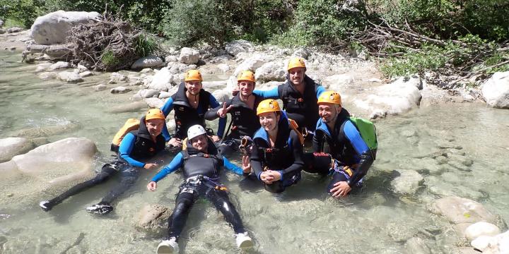 Canyon d'Aiglun du 02 Aout avec Nico