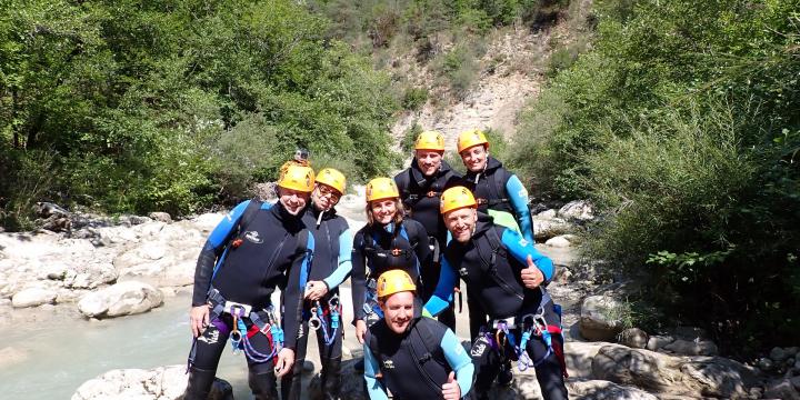 Canyon d'Aiglun le 16 août