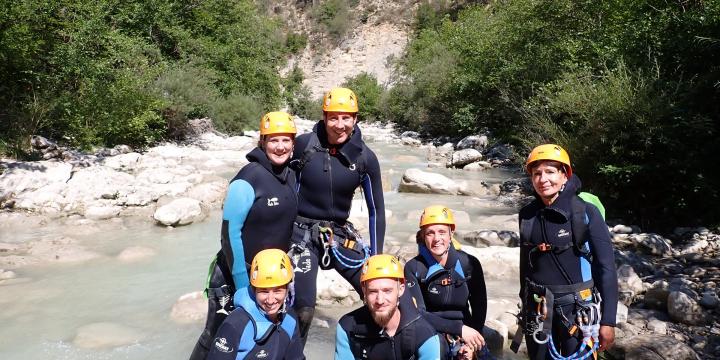 Canyon d'Aiglun le 28 août