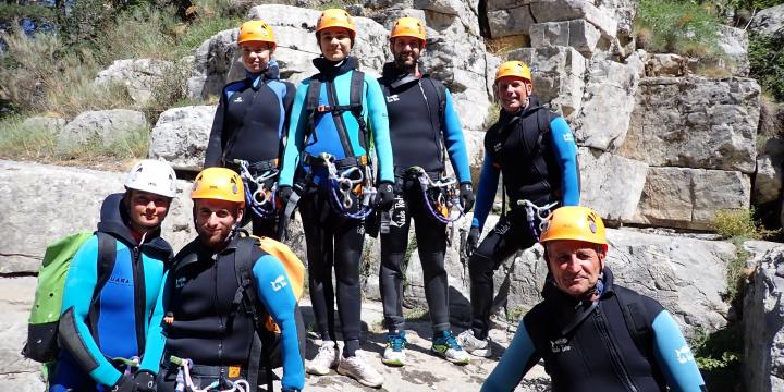 Canyon de la cascade de la Lance du 13 Aout avec Nico