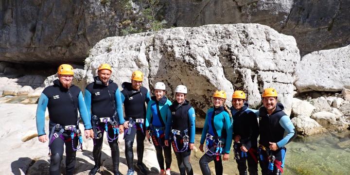 Canyon de Saint Auban le 08 aout